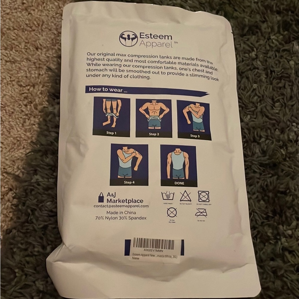 Max compression Tank size 3XL new